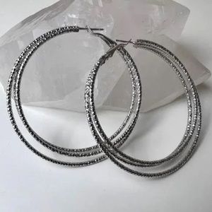 Silver Hoop Earrings